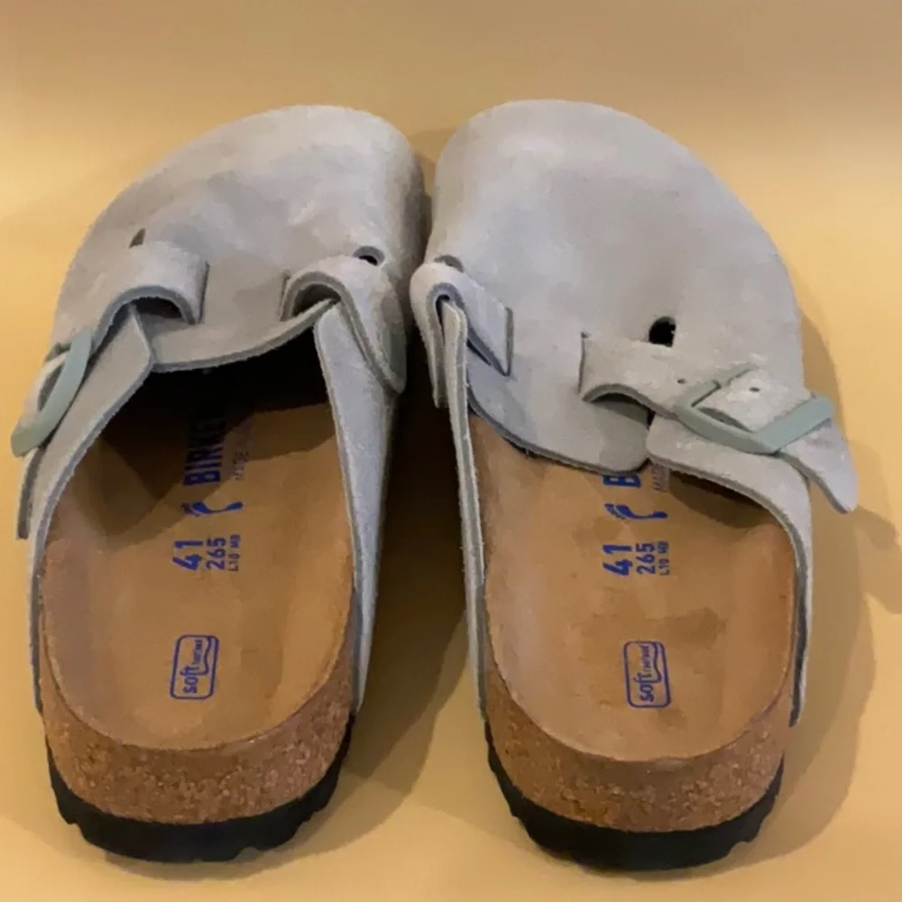 Birkenstock Boston Clogs in Pure Sage - Picture 6 of 10